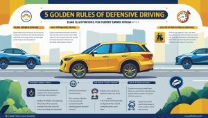 The 5 Golden Rules of Defensive Driving
