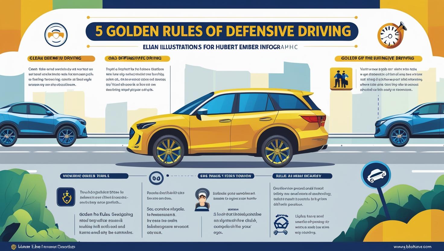 The 5 Golden Rules of Defensive Driving