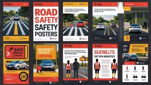 Road Safety Posters, Campaigns & Signage Ideas