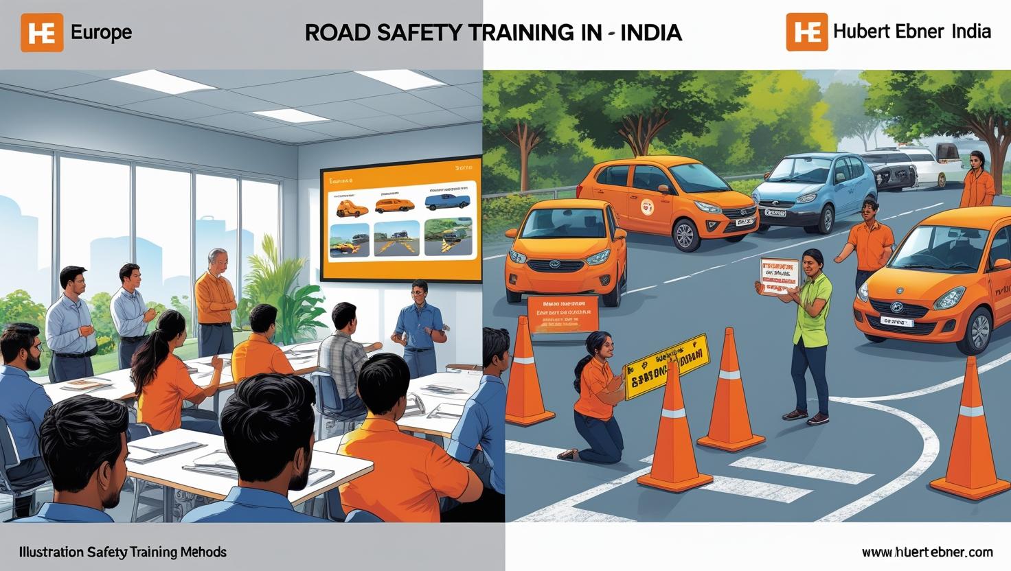 Road Safety Training in Europe vs. India
