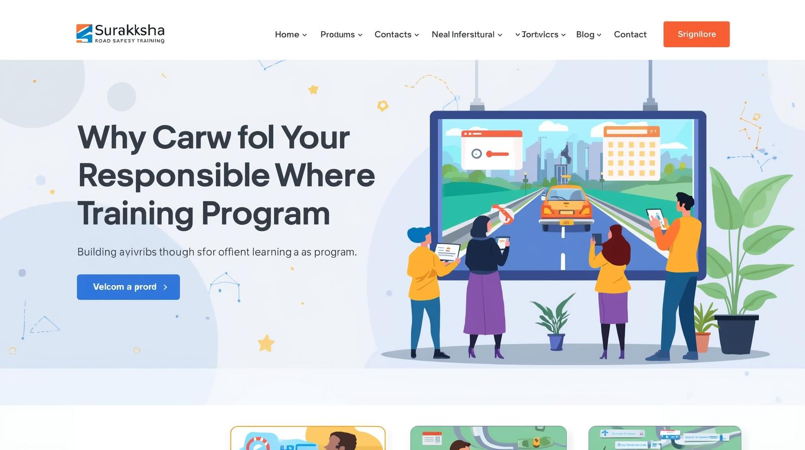 Road Safety Training Program in India: Building Responsible Drivers Through Web Based Suraksha